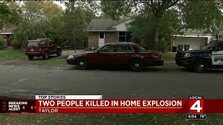 Two people killed in Taylor home explosion
