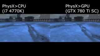 Batman Arkham Origins Benchmark. PhysX: CPU vs GPU