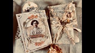 Decorate 1 sheet journal craft-a-long, accordion envelope #redleadpaperworks