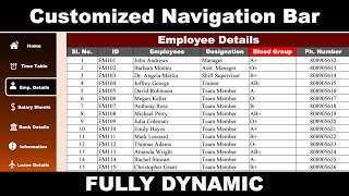 Make a Custom Sidebar in Excel