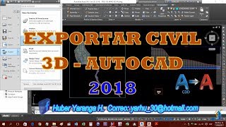 EXPORTAR CIVIL 3D - AUTOCAD 2019_ACTUALIZADO.