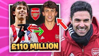 Arsenal Plotting £110 Million TRANSFER For Joao Felix? | Mikel Arteta New Contract!
