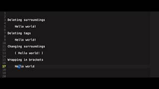 vim surround 1