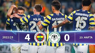 Fenerbahçe 4-0 Arabam.com Konyaspor - Highlights/Özet | Spor Toto Süper Lig - 2022/23
