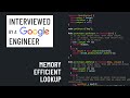 JavaScript interview with a Google engineer: Efficient lookup
