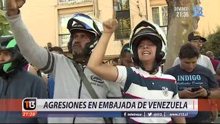 Incidentes en embajada de Venezuela en Chile