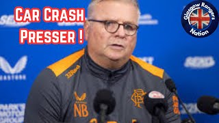 Rangers FC Match Day News: A Car Crash Presser, Butland Out?