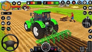 Tractor Farming Driver: Village Simulator 2023 -  Farm Harvester - Android Gameplay iOS