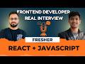 Frontend Developer Mock Interview | React & JavaScript Interview Questions