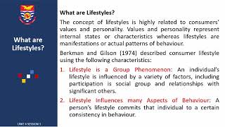 Consumer Behaviour Unit 4 Session 3