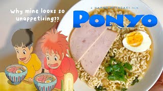 I recreate Ponyo Ramen🍜 by Studio Ghibli | EP 1 of Anime Food in Real Life