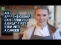 Meet Grace - learn how an apprenticeship in a restaurant helped her career goals