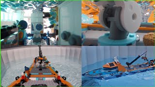 Inside New Lego Exploration Boat Sinking! + Multiple Angles !!
