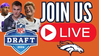 LIVE: Denver Broncos NFL Draft Watch Party - Round 1