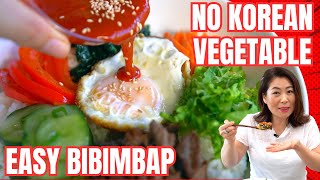 No Korean vegetables? NO PROBLEM! Easy & Simple Bulgogi Bibimbap Recipe 외국인도 사로잡은 불고기 비빔밥