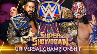 SUPER SHOWDOWN WWE MATCH || ROMAN REIGNS VS JEFF HARDY || WWE MAYHEM MATCH || #20