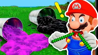Mario checks experiments in Minecraft #5