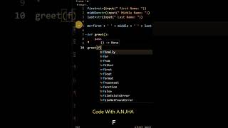 Nested Function in Python i.e. Outer and Inner Function.