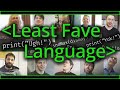 What's Your Least Favourite Programming Language? (2024 soundcheck question) - Computerphile