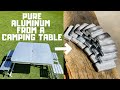 Camping Table Bulk Bars - Huge Haul - ASMR Metal Melting - Trash To Treasure - BigStackD Aluminum