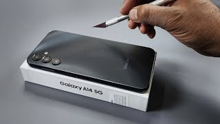 Samsung A14 5G Unboxing & Camera Test | Black Colour | Retail Unit
