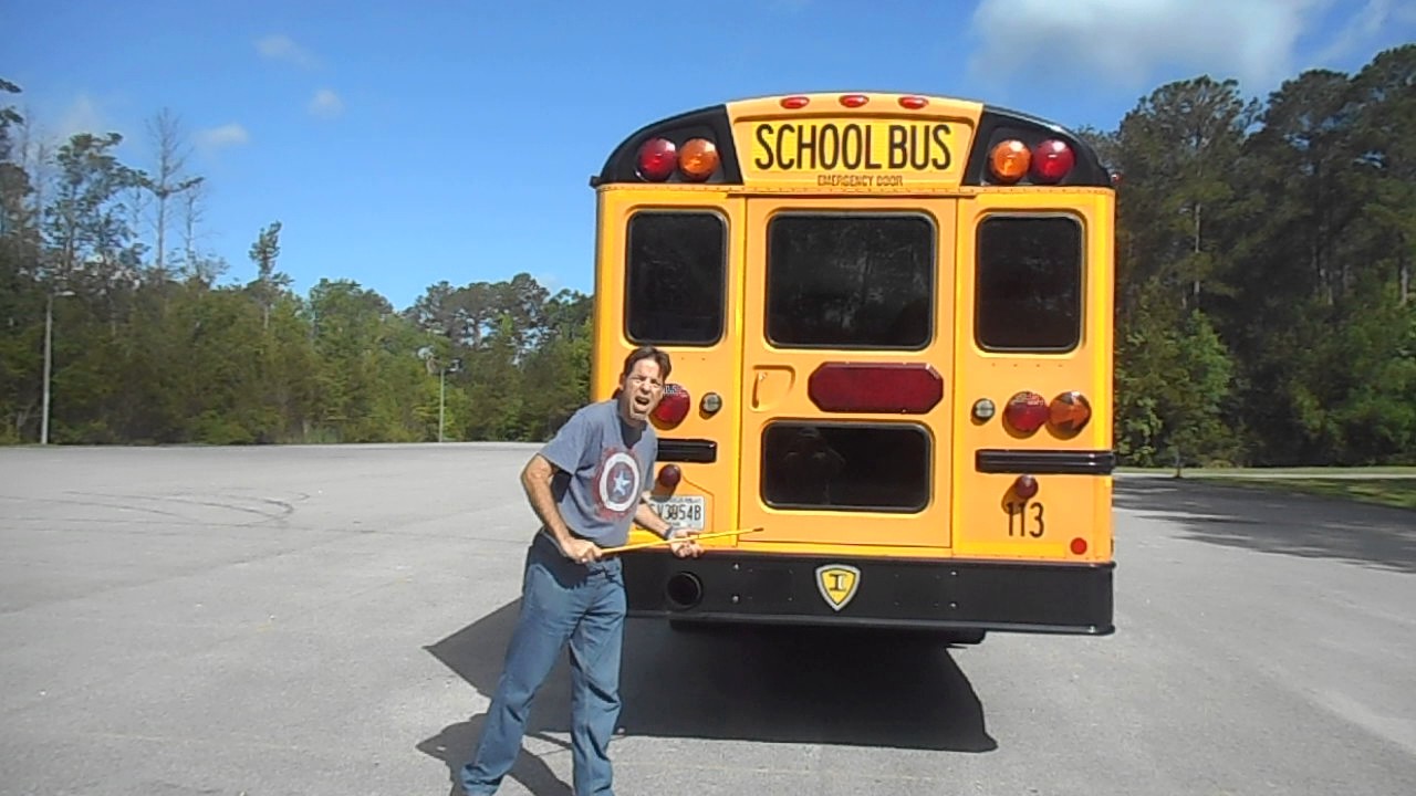 Pre-trip – Rear Of School Bus – Class B CDL *** - YouTube