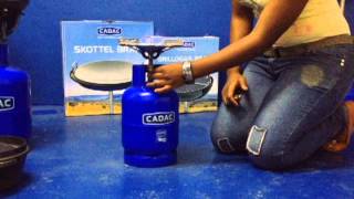 How to light the Budget Pack gas stove from Unichem Gas