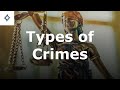 Types of Crime | Criminal Law