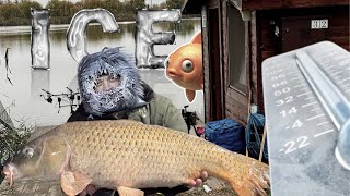 🎣PESCUIT LA -3 🧊GRADE PE LACUL PLEASA❄️