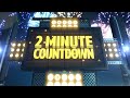 2 Minute Countdown timer on Giant Sports Screen