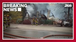 UPDATE: Multiple buildings destroyed at Sammamish landscaping business