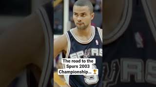The 2003 NBA playoffs were tuffff 👀 relive the Spurs ‘03 Championship in Part 1 on our YT channel!