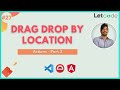 Drag & Drop by Location | Protractor Tutorial | LetCode