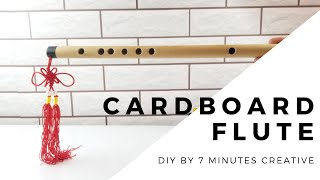 How to make FLUTE at home with CARDBOARD
