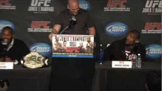 UFC 135 Press Conference Highlight - "Shut Up"