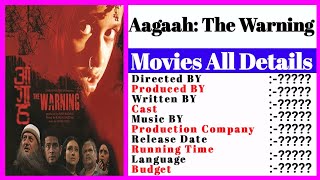 Aagaah: The Warning Movies All Details || Stardust Movies List