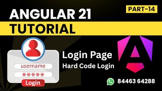 Login Page in angular | Angular 21 Tutorial for Beginners | Part -14
