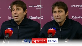 Antonio Conte gives astonishing press conference following defeat to Burnley