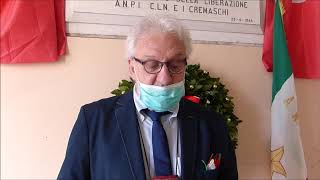 75° anniversario della Liberazione: discorso di Paolo Balzari, presidente ANPI Crema