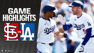 Cardinals vs. Dodgers Game Highlights (3/28/24) | MLB Highlights