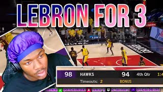 LAKERS VS HAWKS | FULL GAME HIGHLIGHTS | BRON PLAYED LIKE AD | AN OFFICIALDRE REACTION
