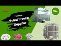 IQF Twin Drum Spiral Freezer Supplier/IQF Spiral Freezing System Manufacturer