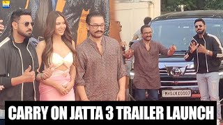Aamir Khan's Punjabi Dance Entry Sonam Bajwa, Gippy Grewal Carry On Jatta 3 (Punjabi) Trailer Launch
