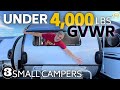 3 Small Travel Trailers UNDER 4,000 LBS GVWR with Bathrooms