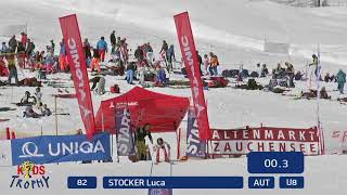 LUCA 's WINNING RUN - U8 - Giant Slalom Int. Kids Trophy Zauchensee