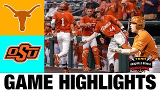 #14 Texas vs Oklahoma State Highlights [GAME 2] | NCAA Baseball Highlights | 202