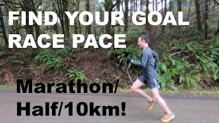 HOW TO FIND YOUR RACE PACE FOR THE HALF MARATHON, 10KM, MARATHON | Sage Running Tips