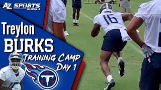 Titans Rookie WR Treylon Burks: Day 1 Training Camp Highlights