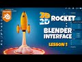 Blender Beginner Tutorial - Part 1 (Interface)