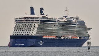 Departure of cruise ship CELEBRITY EQUINOX, La Spezia 08/06/2024 (Celebrity Cruises) HD